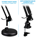 TORCHSTAR Metal Swing Arm Desk Lamp