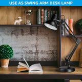 TORCHSTAR Metal Swing Arm Desk Lamp
