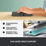Logitech Wireless Ergonomic Keyboard with Wrist Rest