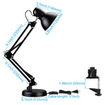 TORCHSTAR Metal Swing Arm Desk Lamp