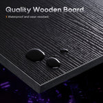 L Shaped Gaming Desk - Black